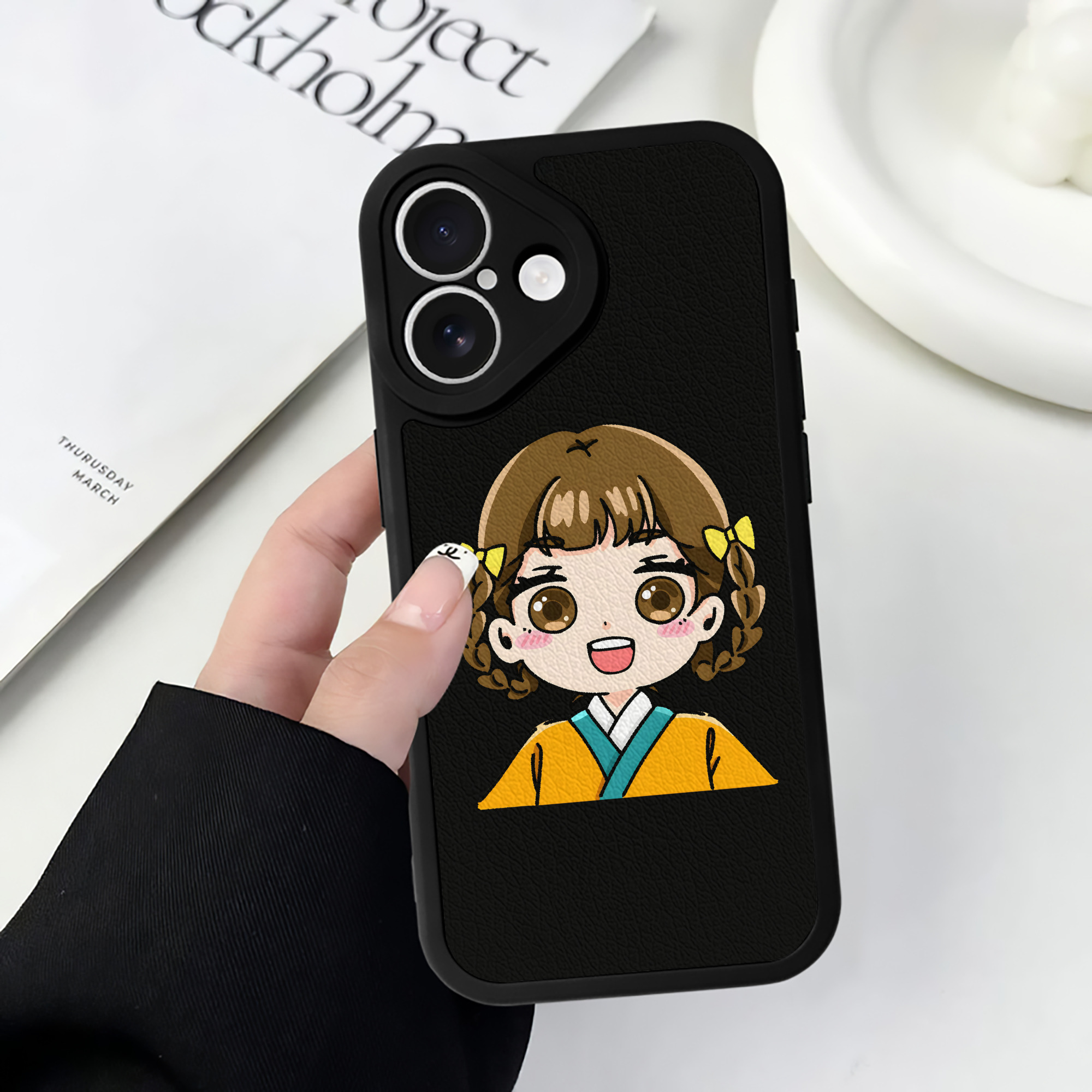 薬屋のひとりごと The Apothecary Diaries 【iPhone 16シリーズ対応】シリコンスマホケース（レザー調） 材質：シリコン
